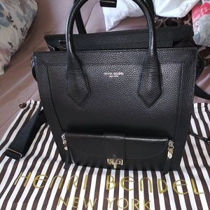 Henri Bendel Silver Rivington Convertable Bag